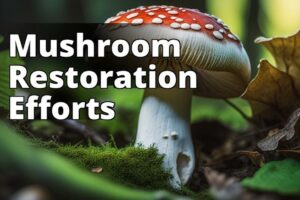 Amanita Mushroom Restoration: The Sustainable Solution To Ecosystem Preservation